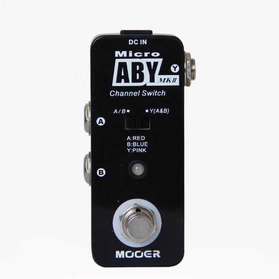 Imagem de Pedal comutador guitarra Mooer ABY MK2 Nova versão