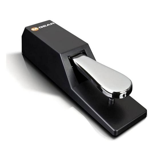 Imagem de Pedal cromado de sustain universal para teclado eletrônico - m-audio