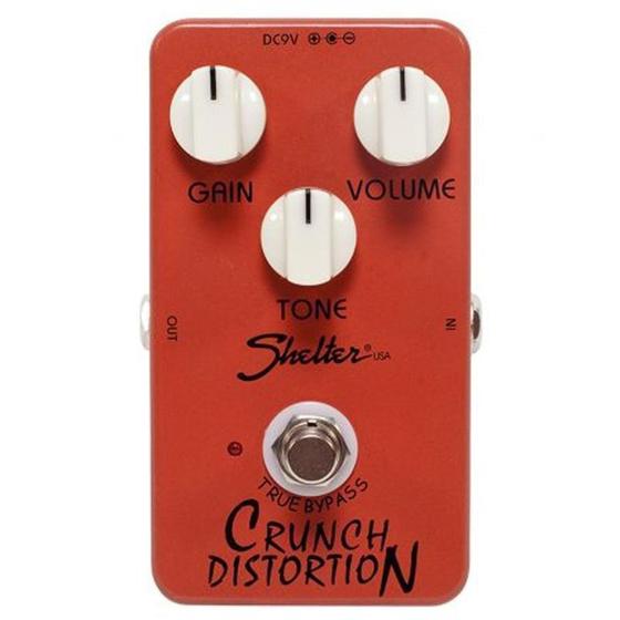 Pedal Crunch Distortion SCD Shelter Pedal para Instrumentos de
