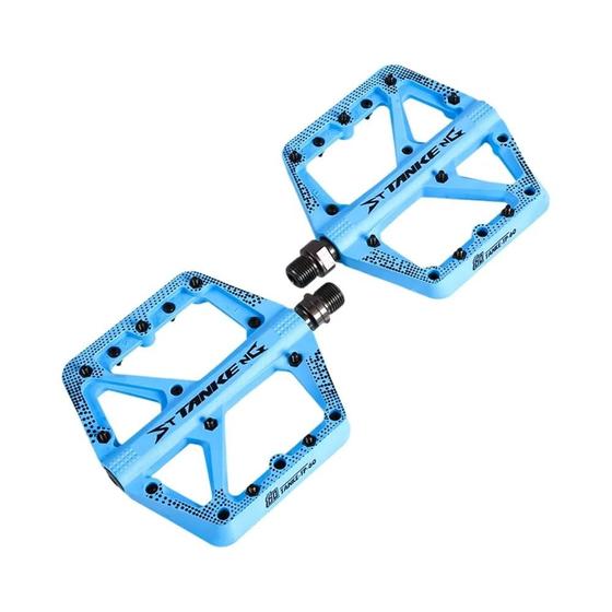 Imagem de Pedal de Bicicleta MTB com Ampliação - Nylon Antiderrapante, 2 Rolamentos