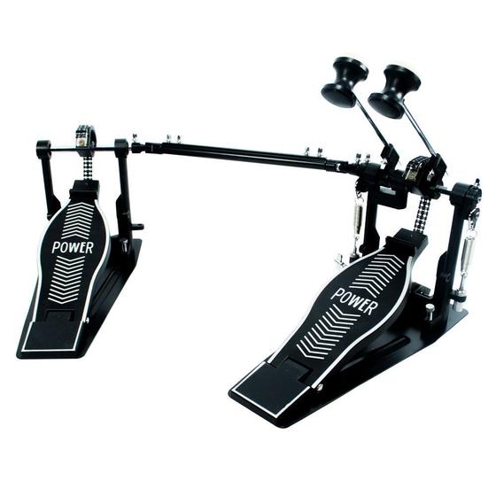 Imagem de Pedal de bumbo duplo robusto - turbo power