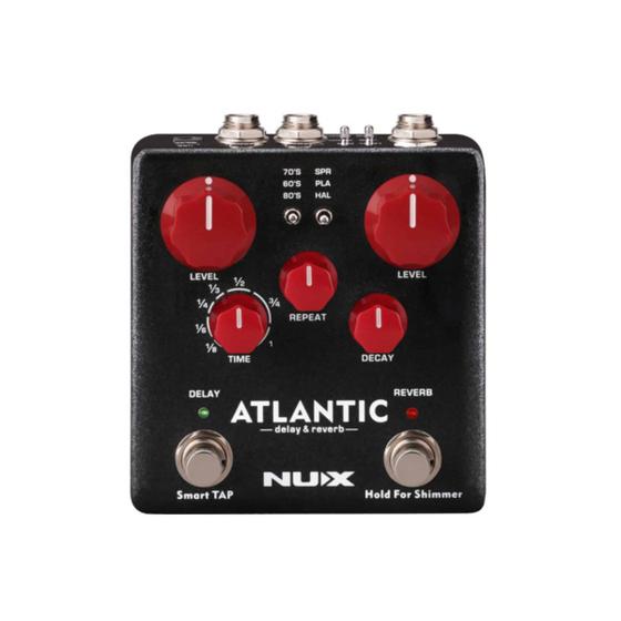 Imagem de Pedal de delay e reverb vintage nux atlantic