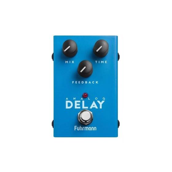 Imagem de Pedal De Efeito Fuhrmann Analog Delay Para Guitarra AD20 Azul