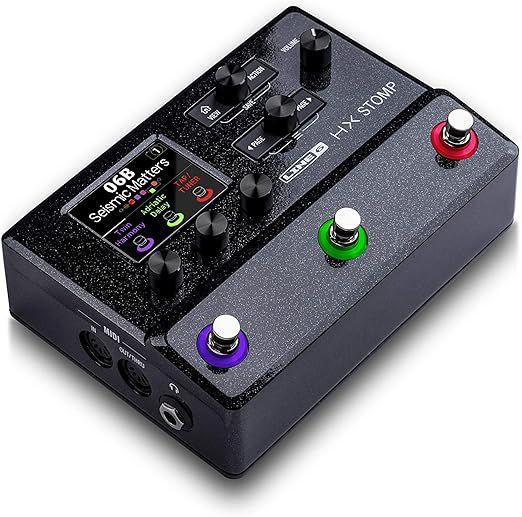 【2024最新作】 Line efeito de Pedal 6 de Pedal - preto - STOMP HX Helix ギター