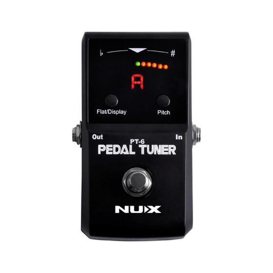 Imagem de Pedal De Guitarra Nux PT6 Afinador Chromatic Flat E Faixa A4