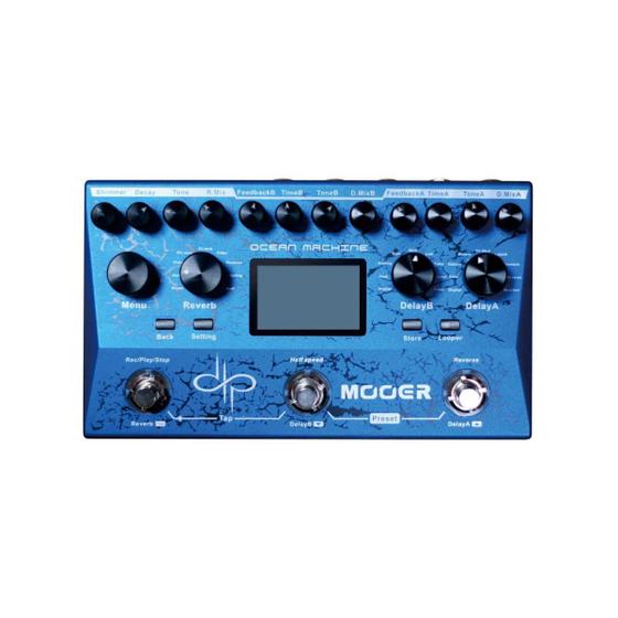 Imagem de Pedal de looper, delay e reverb mooer ocean machine tdl3