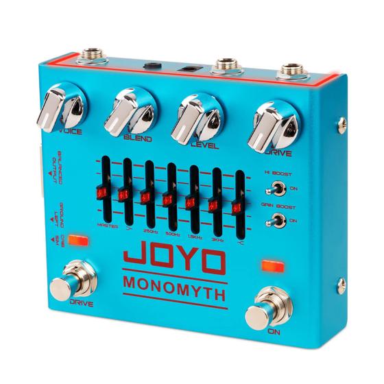 Imagem de Pedal de Overdrive JOYO MONOMYTH R-26 para Baixo com EQ