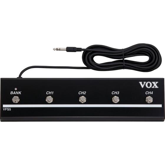 Imagem de Pedal Footswitch Vox VFS5 Linha Valvetronix VT+ VFS-5