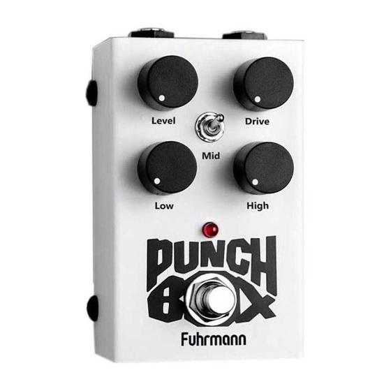 Imagem de Pedal Fuhrmann Punch Box 2 Distorção Para Guitarra