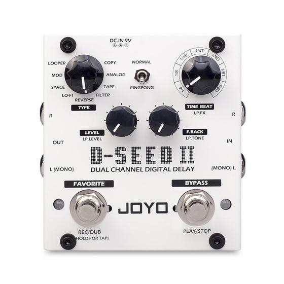 Imagem de Pedal Joyo D-Seed 2 Dual Channel Digital Delay Com Looper