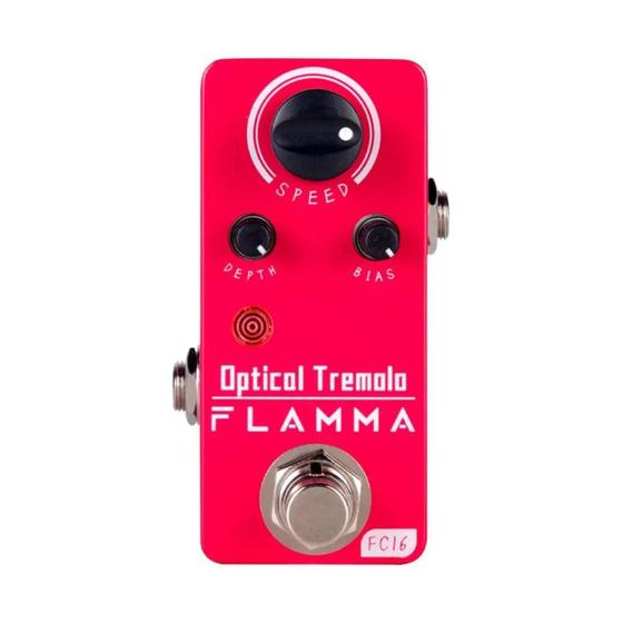 Imagem de Pedal Mini Guitarra Flamma Optical Tremolo Fc16