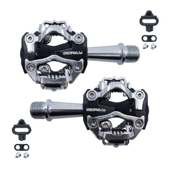 Imagem de Pedal Mtb Encaixe Clip Trava Bicicleta Bike Zeray Zp108s