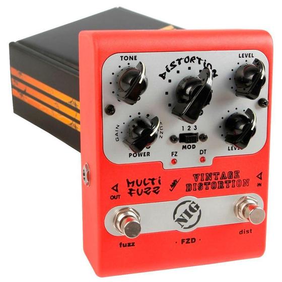 Imagem de Pedal Nig FZD-AT Multi Fuzz Vintage Distortion Andy Timmons