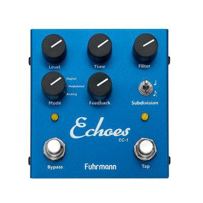 Imagem de Pedal p/ guitarra fuhrmann echoes tap delay ec-01