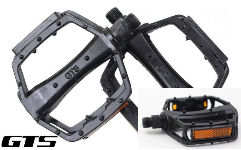 Pedal Plataforma Bike Aluminio Preto Rosca Grossa 9/16 Mtb Menor preço em Pedal Plataforma Bike Aluminio Preto Rosca Grossa 9/16 Mtb
