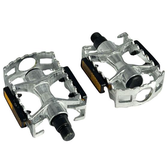 Pedal Plataforma Mtb Bike 9/16 Leve Refletivo Aluminio Menor preço em Pedal Plataforma Mtb Bike 9/16 Leve Refletivo Aluminio