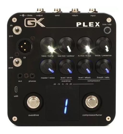 Pedal preamp p contrabaixo gk plex GALLIEN KRUEGER Pedal para