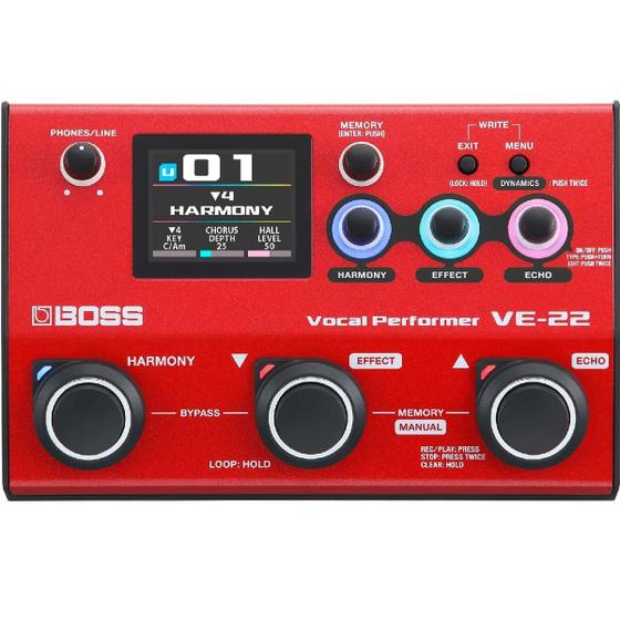 Imagem de Pedal Processador Multi Efeitos VE22 Vocal Performer - Boss