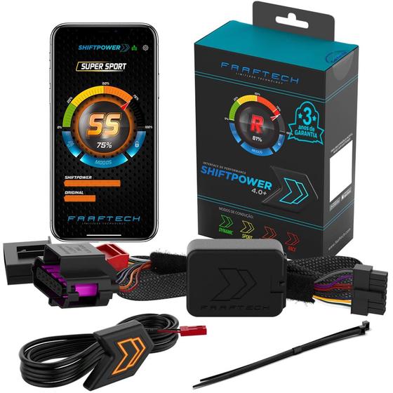 Imagem de Pedal Shiftpower App Hilux Acelerador Com Bluetooth FT-SP09+