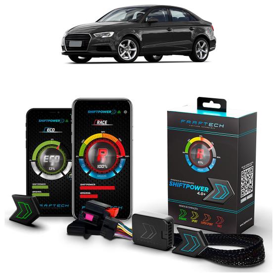 Imagem de Pedal Shiftpower Chip Modulo Acelerador Bluetooth App A3 2007 A 2022