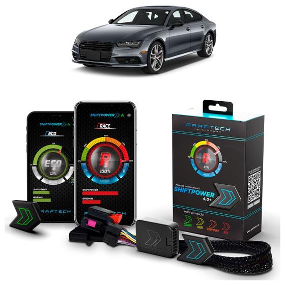 Imagem de Pedal Shiftpower Chip Modulo Acelerador Bluetooth App A7 2011 A 2018