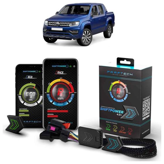 Imagem de Pedal Shiftpower Chip Modulo Acelerador Bluetooth App Amarok 2010 A 2023