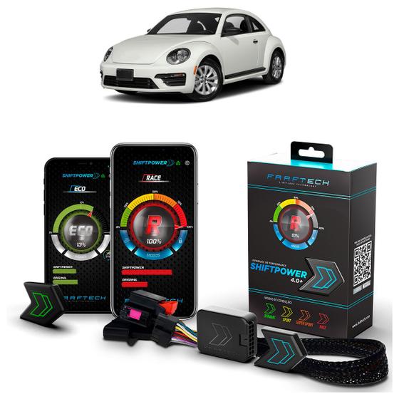 Imagem de Pedal Shiftpower Chip Modulo Acelerador Bluetooth App Beetle 2011 A 2019