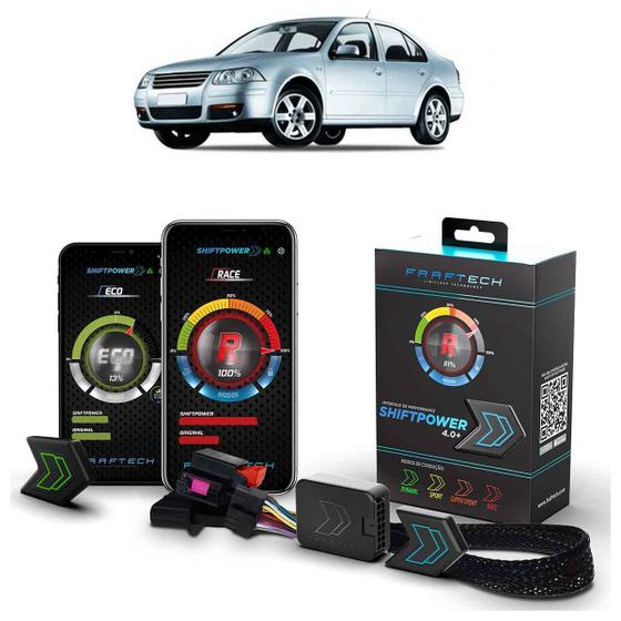 Imagem de Pedal Shiftpower Chip Modulo Acelerador Bluetooth App Bora 2008 A 2011