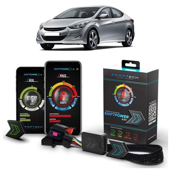 Imagem de Pedal Shiftpower Chip Modulo Acelerador Bluetooth App Elantra 2010 A 2016