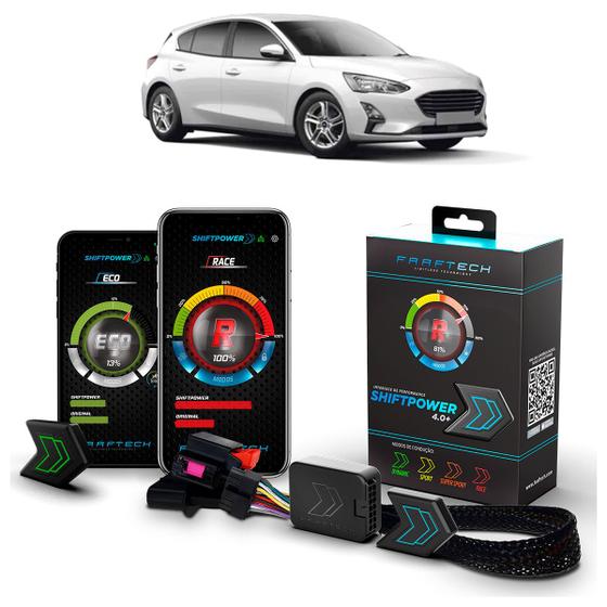Imagem de Pedal Shiftpower Chip Modulo Acelerador Bluetooth App Focus 2013 A 2020