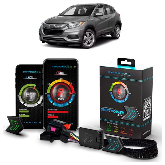 Imagem de Pedal Shiftpower Chip Modulo Acelerador Bluetooth App HR-V 2014 A 2023