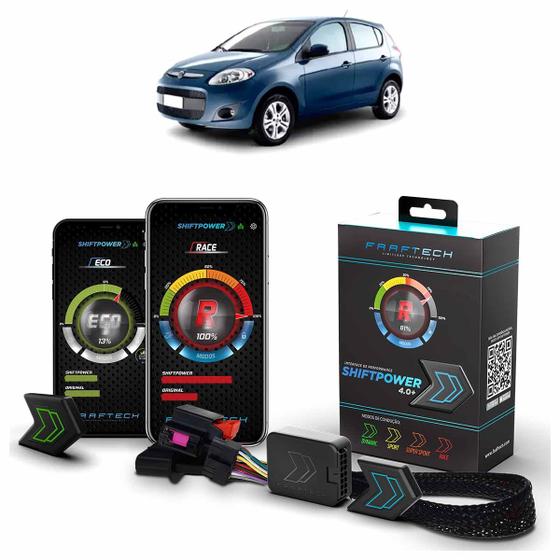 Imagem de Pedal Shiftpower Chip Modulo Acelerador Bluetooth App Palio 2002 A 2018