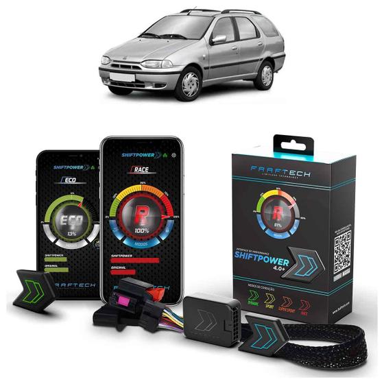 Imagem de Pedal Shiftpower Chip Modulo Acelerador Bluetooth App Palio Weekend 1997 A 2019
