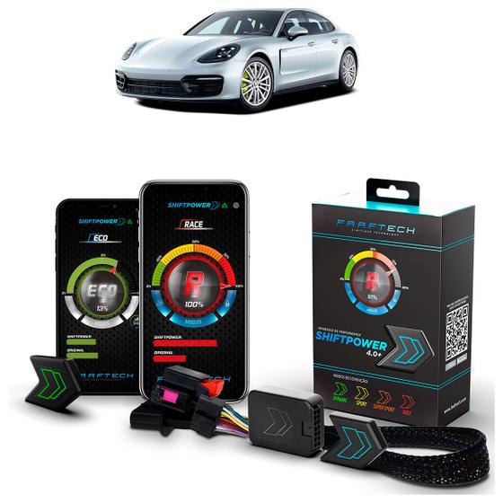 Imagem de Pedal Shiftpower Chip Modulo Acelerador Bluetooth App Panamera 2009 A 2018