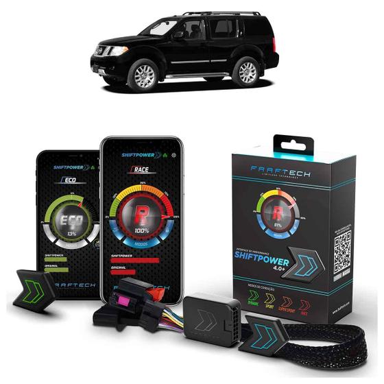 Imagem de Pedal Shiftpower Chip Modulo Acelerador Bluetooth App Pathfinder 2006 A 2012