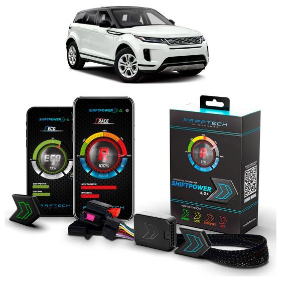 Imagem de Pedal Shiftpower Chip Modulo Acelerador Bluetooth App RR Evoque 2016 A 2022