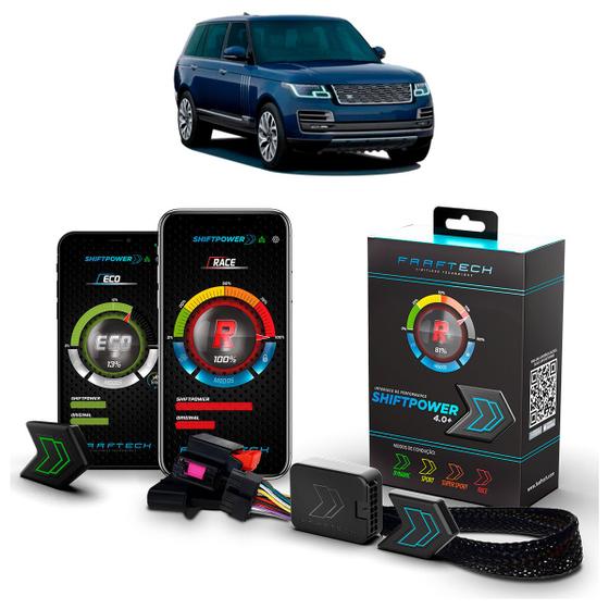 Imagem de Pedal Shiftpower Chip Modulo Acelerador Bluetooth App RR Vogue 2016 A 2021