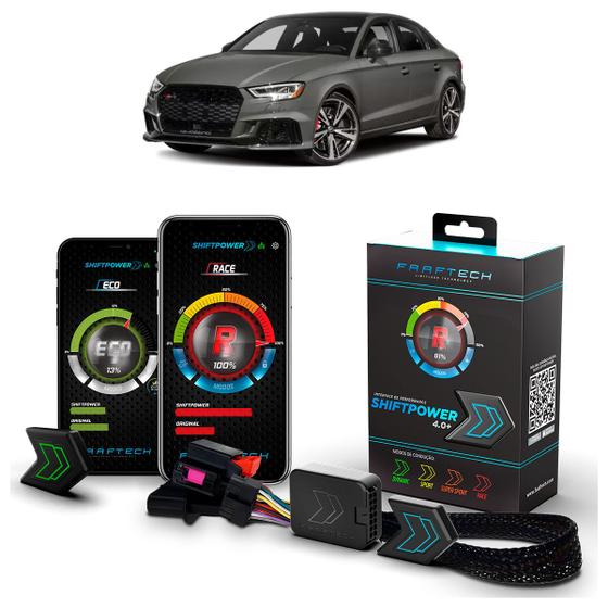 Imagem de Pedal Shiftpower Chip Modulo Acelerador Bluetooth App RS 3 2011 A 2023
