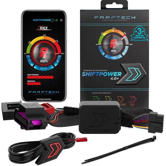 Imagem de Pedal Shiftpower Chip Modulo Acelerador Bluetooth App Todos