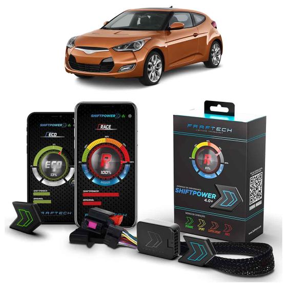 Imagem de Pedal Shiftpower Chip Modulo Acelerador Bluetooth App Veloster 2011 A 2015