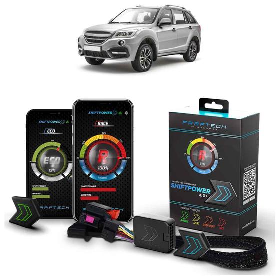 Imagem de Pedal Shiftpower Chip Modulo Acelerador Bluetooth App X60 2017 A 2018