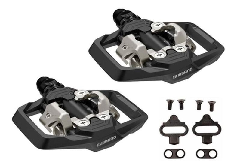 Imagem de Pedal Shimano Pd-me700 Plataforma E Clip Com Tacos Mtb Bike