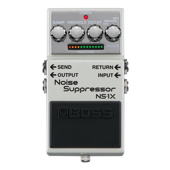 Imagem de Pedal supressor de ruído BOSS NS-1X para guitarra e baixo