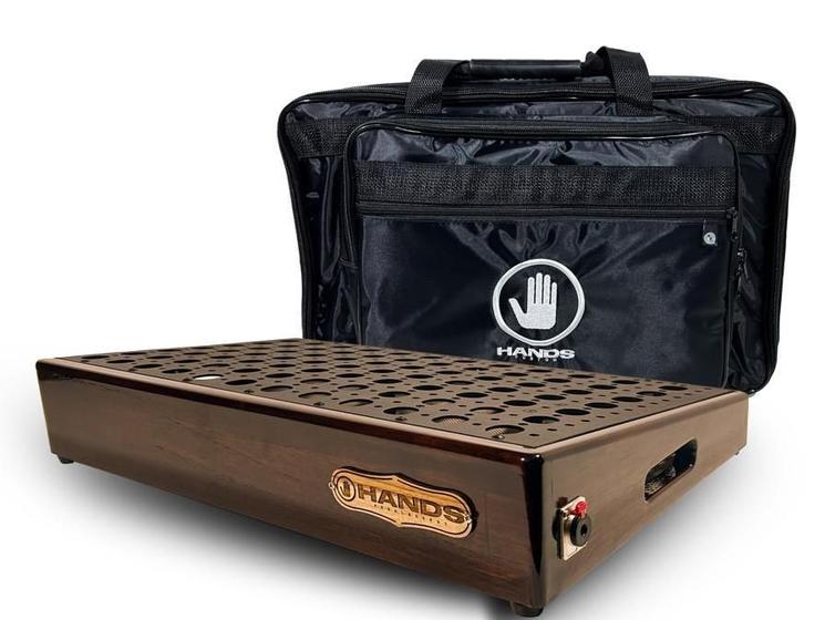 Imagem de Pedalboard Hands Supreme Imbuia 30x20 com Softbag Luxo