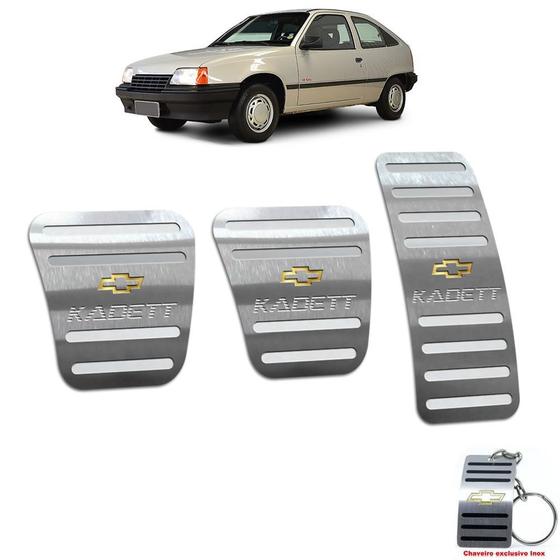 Pedaleira chevrolet kadett manual todos os modelos aço inox Menor preço em Pedaleira chevrolet kadett manual todos os modelos aço inox