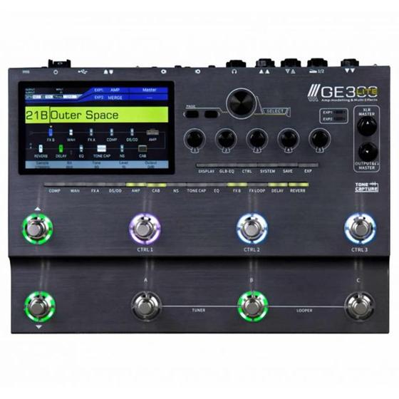 Imagem de Pedaleira Digital para Guitarra GE300 Lite Mooer 164 Efeitos