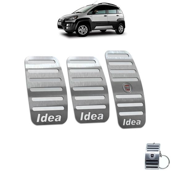 Imagem de Pedaleira Manual Em Aço Inox Fiat Idea 2011 A 2016