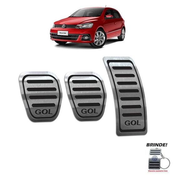 Imagem de Pedaleira Manual Gol G6 G7 2012 A 2020 Preto