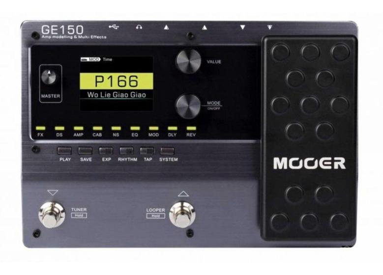 Imagem de Pedaleira Mooer Multi-efeitos Ge150 Para Guitarra