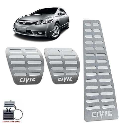 Imagem de Pedaleira New Civic 2006 A 2011 Prata Manual